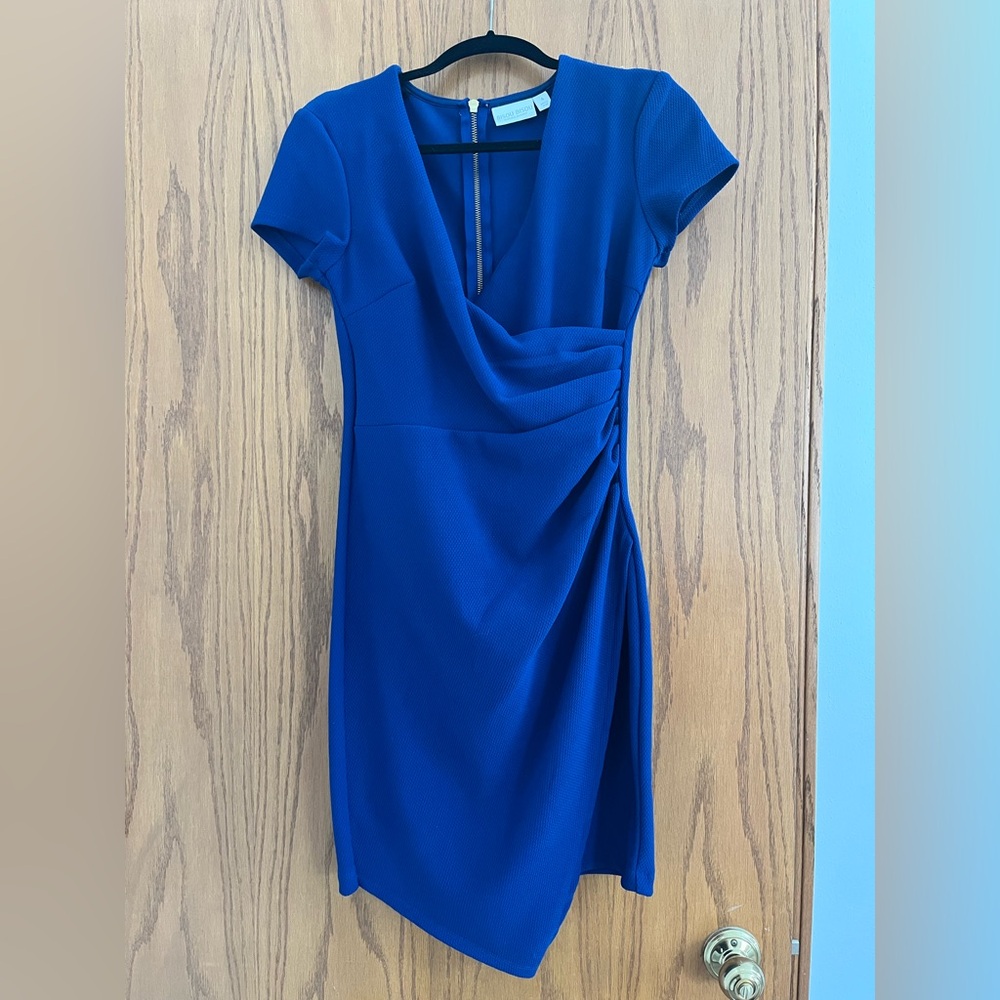 Bisou Bisou Royal Blue Midi Dress